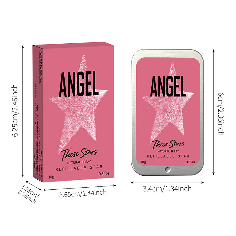 Perfume Fragrance Refill - ครีมน้ำหอมแบบแท่ง Angel Star กลิ่นไม้หอม สดชื่น ติดทนนาน