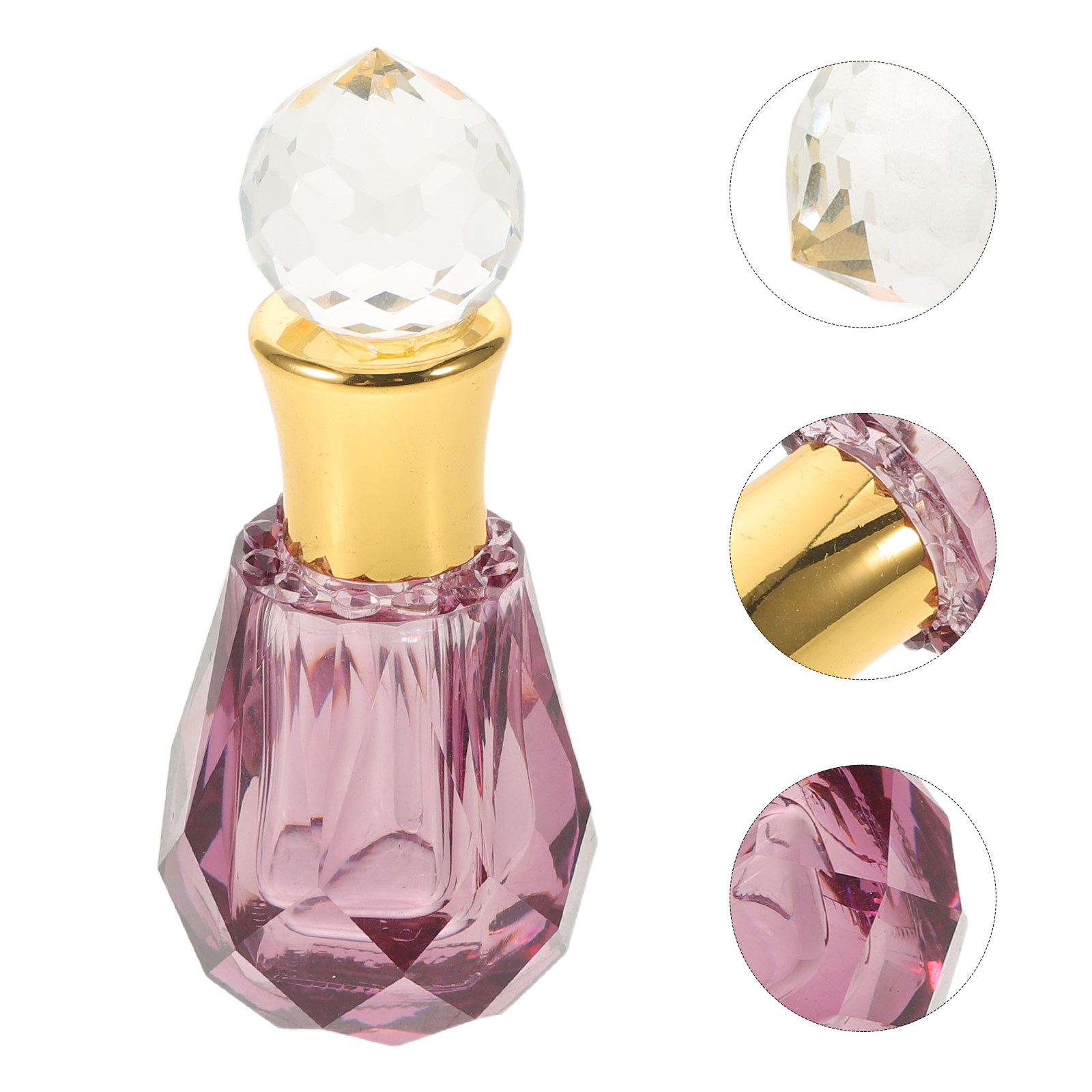 Perfume Fragrance Refill - ขวดน้ำหอมเปล่าขนาด 6 มล. พร้อมหัวหยด ขวดน้ำมันหอมระเหยแบบเติมได้ ขนาดพกพา