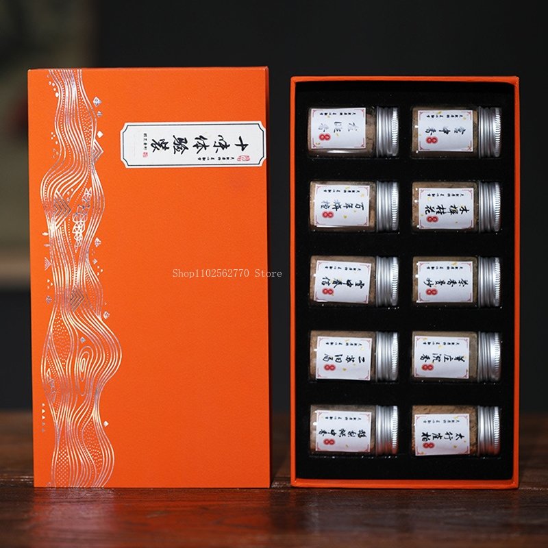 Perfume Villa Fragrance - สิบรสชาติประสบการณ์แพ็คผงหอมธรรมชาติ Goose Pear Nha Zhuang DIY