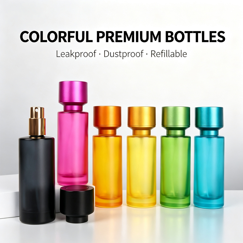 Perfume Fragrance Story - ขวดน้ำหอมแก้ว 30 มล. ขวดสเปรย์แบบกด ขวดเปล่าสำหรับเดินทาง ขวดเติมได้