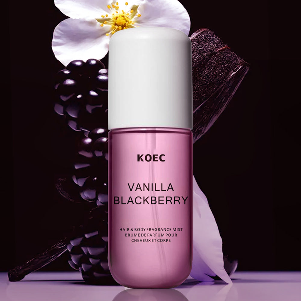Perfume Fragrance Moisturizer - น้ำหอมสเปรย์ KOEC กลิ่นวานิลลาแบล็กเบอร์รี่ 50 มล. ให้ความชุ่มชื้น