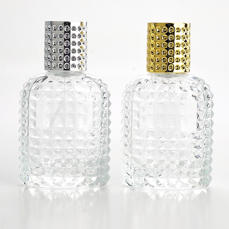 Perfume Fragrance Story - 30Ml 50MLขวดน้ำหอมแก้วอลูมิเนียมAtomizerเครื่องสำอางค์สำหรับเดินทาง