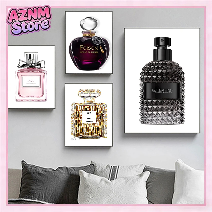 1 ชิ้น ภาพพิมพ์บนผ้าใบ ลายขวดน - Perfume Villa Fragrance บทวิจารณ์และราคา