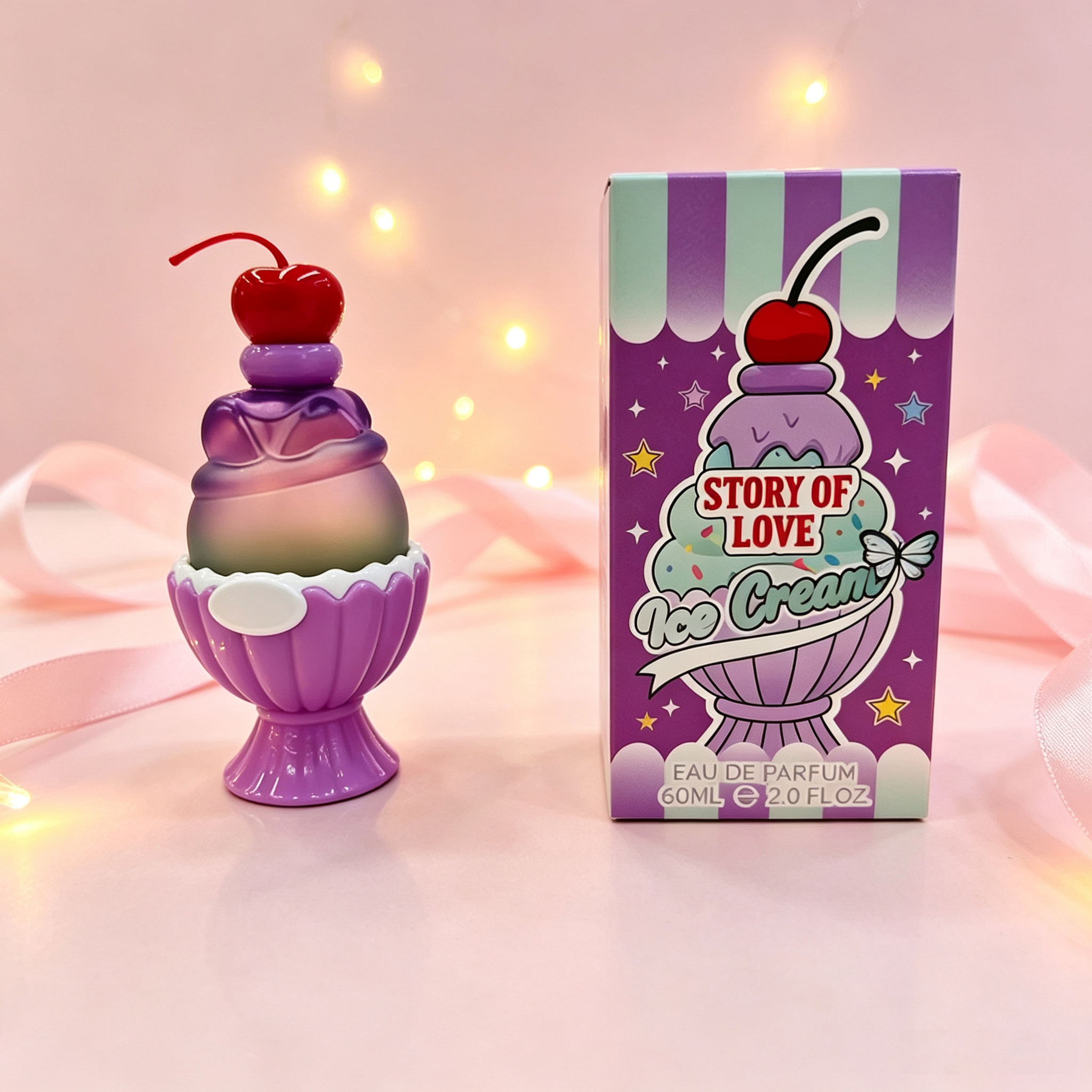 น้ำหอมรูปไอศกรีมน่ารัก 60 มล.  - Perfume Fragrance For Girls บทวิจารณ์และราคา