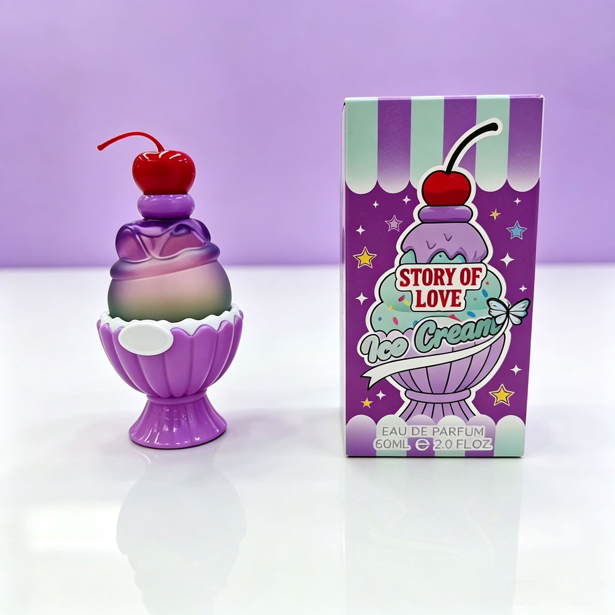 น้ำหอมรูปไอศกรีมน่ารัก 60 มล.  - Perfume Fragrance For Girls บทวิจารณ์และราคา