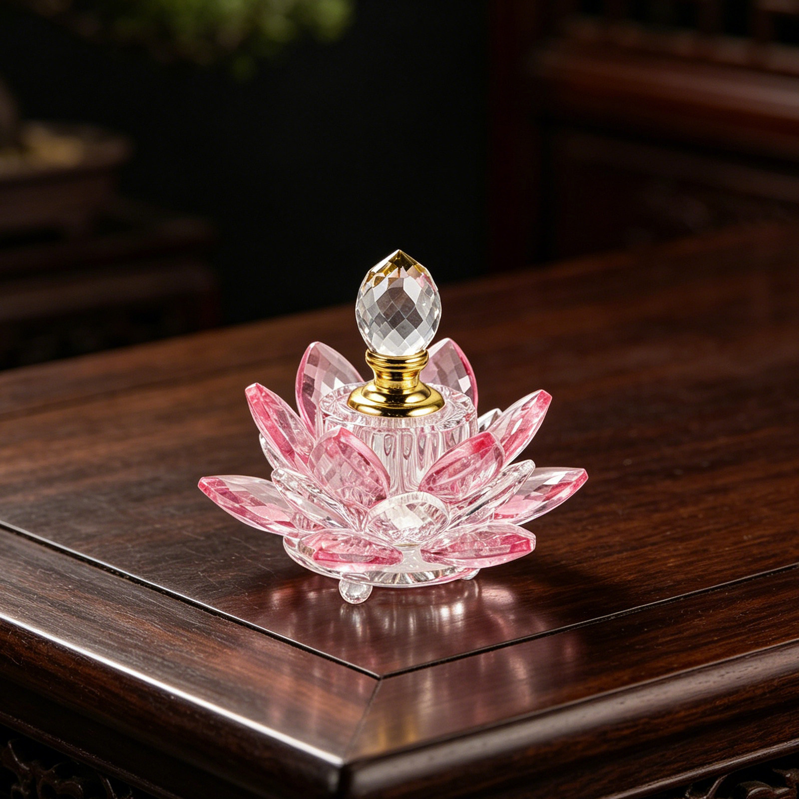 ขวดน้ำหอมรูปดอกบัวคริสตัลแบบเต - Perfume Fragrance Refill บทวิจารณ์และราคา