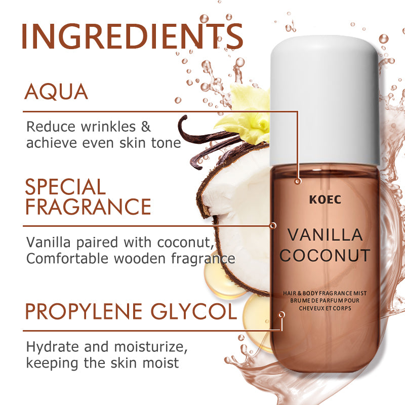 KOEC น้ําหอมกลิ่นวานิลลาและมะพ - Perfume Fragrance Moisturizer บทวิจารณ์และราคา