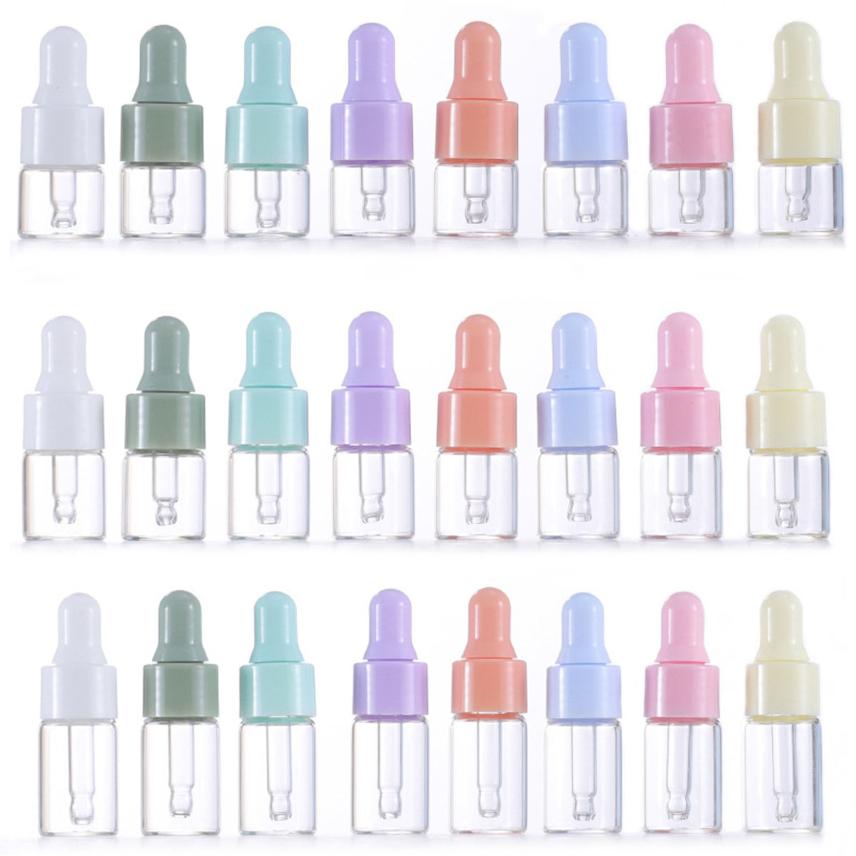 ขวดแก้วใสแบบหยดขนาด 8x 1/2/3/5 - Perfume Fragrance Story บทวิจารณ์และราคา