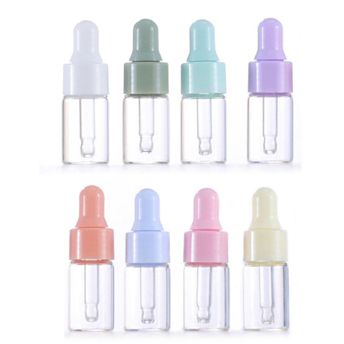 ขวดแก้วใสแบบหยดขนาด 8x 1/2/3/5 - Perfume Fragrance Story บทวิจารณ์และราคา